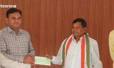 कोरोना के खिलाफ लड़ाई में वायर ड्राइंग एसो. ने भी बढ़ाया मदद का हाथ, उद्योग मंत्री को सौंपी 5 लाख की सहयोग राशि