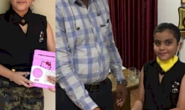 कोरोना के खिलाफ लड़ाई में प्यारी बिटिया ने भी बढ़ाया हाथ, गुल्लक की राशि दी सीएम रिलीफ फंड में