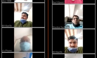 व्यापारियों ने वीडियो कांफ्रेसिंग में की विभिन्न मुद्दों पर चर्चा, 90 से अधिक सदस्य जुड़े