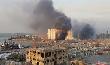 लेबनान की राजधानी में बड़ा धमाका, 10 किमी के दायरे में सभी घर बुरी तरह प्रभावित