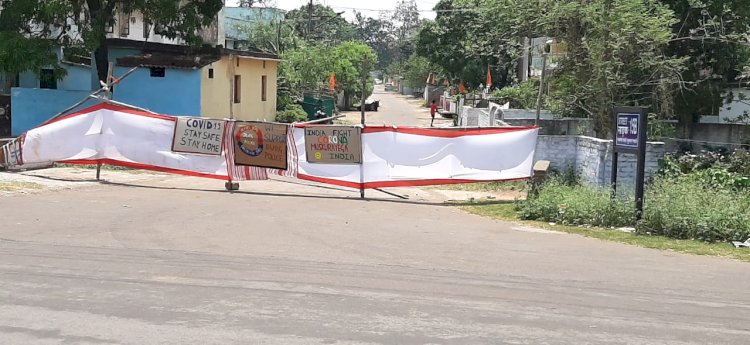 72 घंटे का कर्फ्यू,  इस्पात नगरी की गलियों का कुछ ऐसा नजारा है